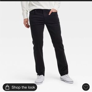 Men's Slim Straight Fit Jeans - Goodfellow & Co™ Black 33x32